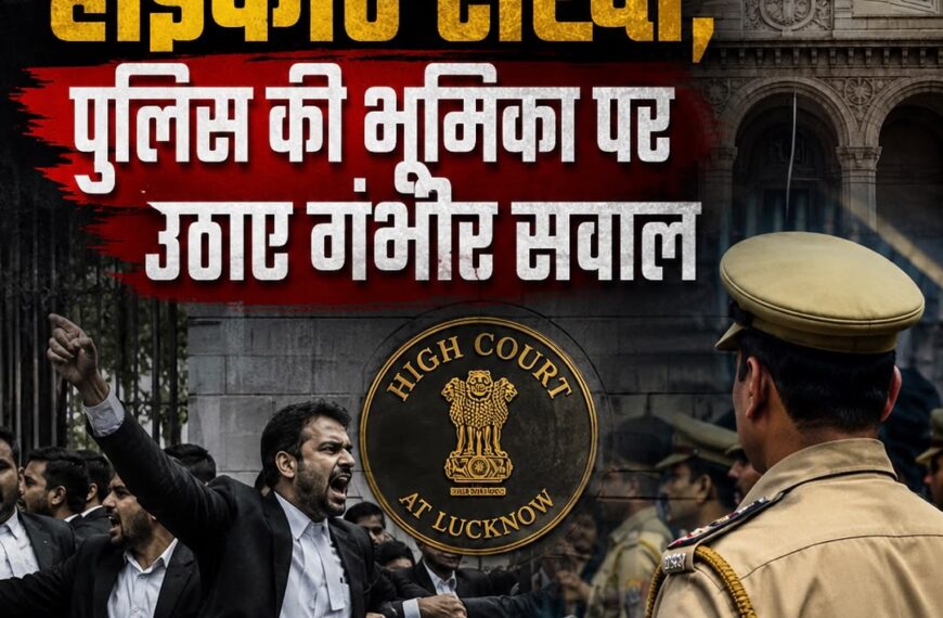 लखनऊ में वकीलों के हंगामे पर हाईकोर्ट सख्त,…