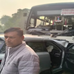 गोंडा में भीषण सड़क हादसा: बस-कार की टक्कर में मां-बेटे सहित तीन की मौत, तीन गंभीर, शादी से लौट रहे थे घर