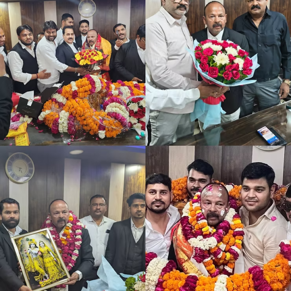 वकीलों के ‘डायल 100’ का मना जन्मदिन, महामंत्री की रेस में सबसे आगे