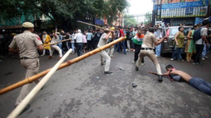 Lathi charge