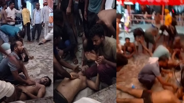 औसानेश्वर मंदिर में भगदड़: ‘बम-बम भोले’ की गूंज चीख-पुकार में बदली, चार हजार श्रद्धालु एक-दूसरे पर चढ़ते-गिरते भागे